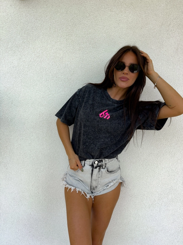 T-shirt MONETTE - czarny