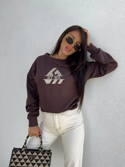 Bluza LUXIT – czekoladowa