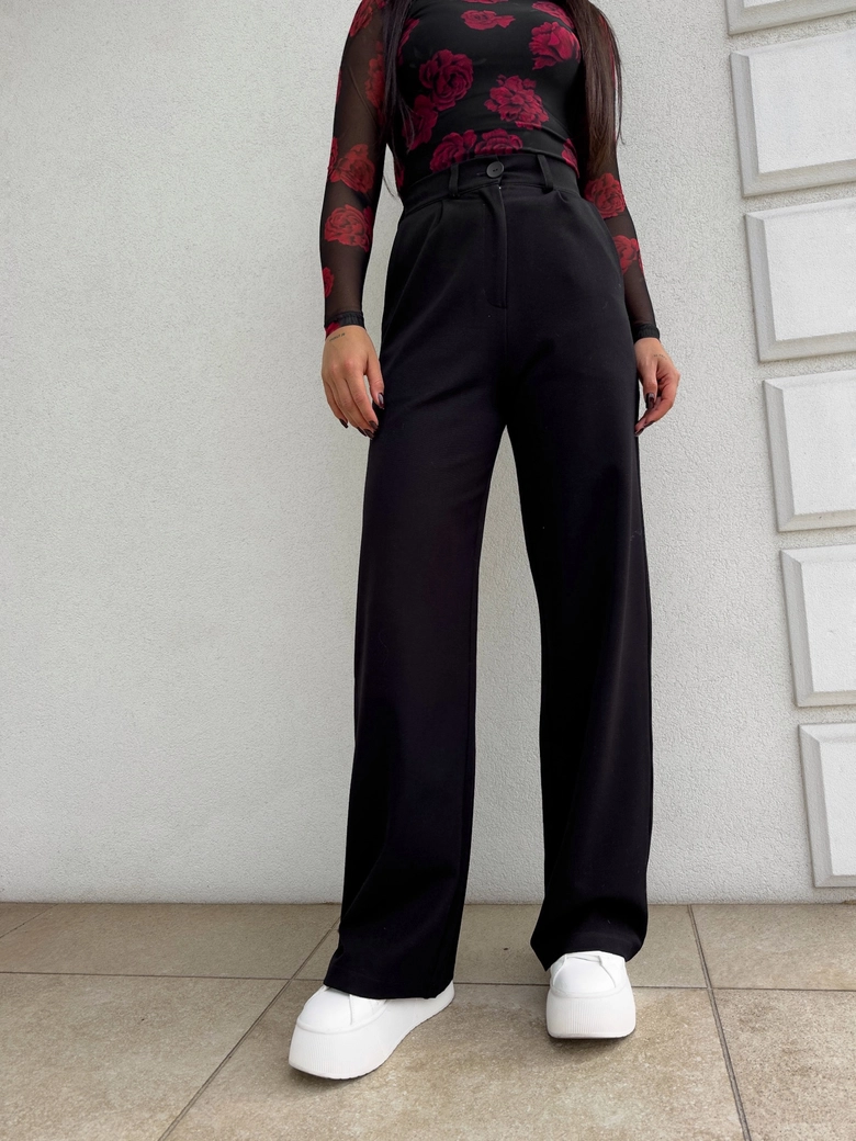 Spodnie SIMPLE - czarne T17695