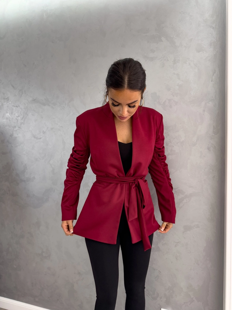 Marynarka ISABELLE – bordo R18983