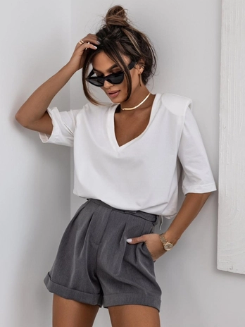 Szorty grafitowe Mortison T15246