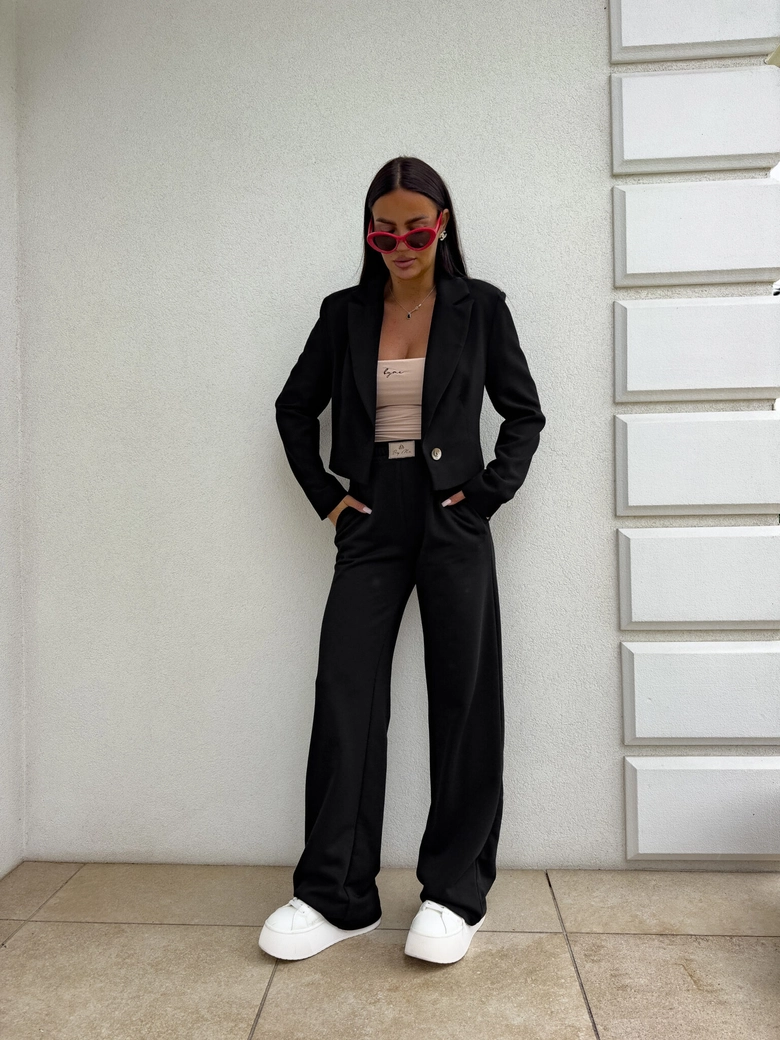 Spodnie SEVEN – czarne