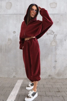 Spodnie THEME bordo