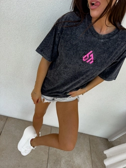 T-shirt MONETTE - czarny