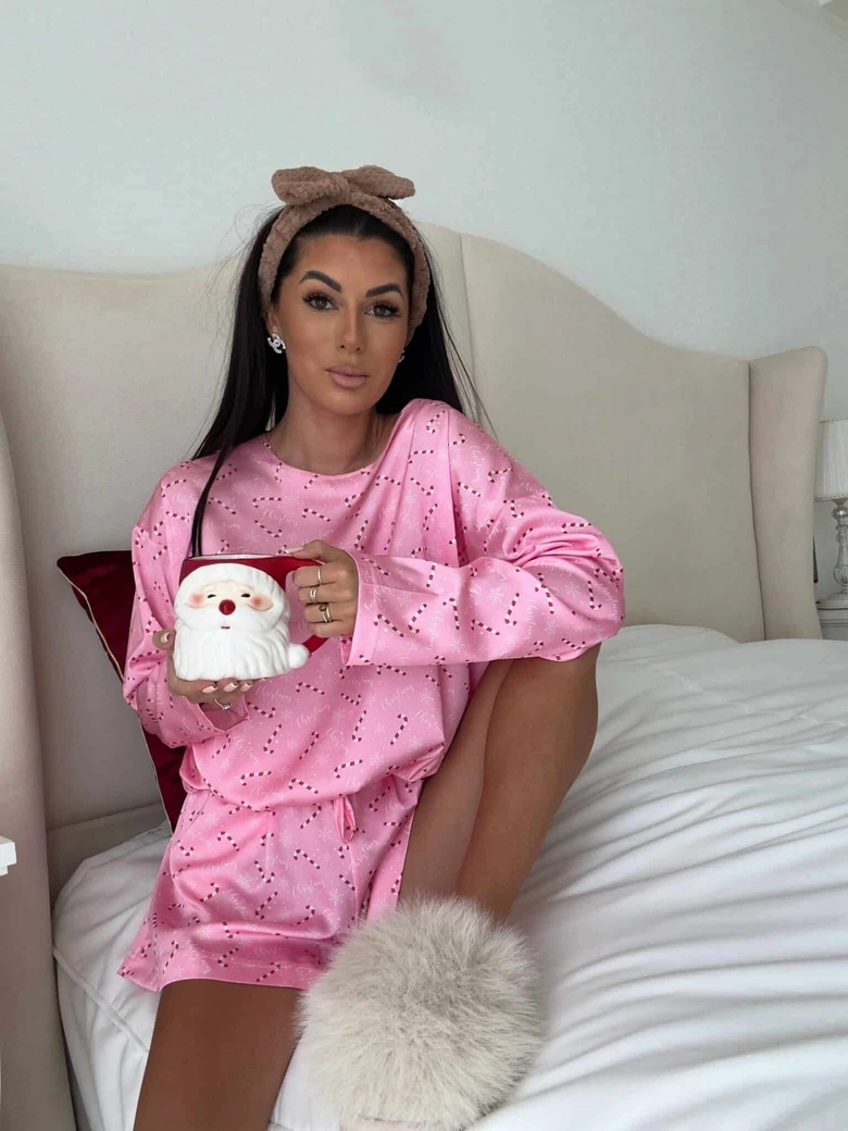 Piżamka CHRISTMAS DOSTĘPNE OD 28.11- różowa