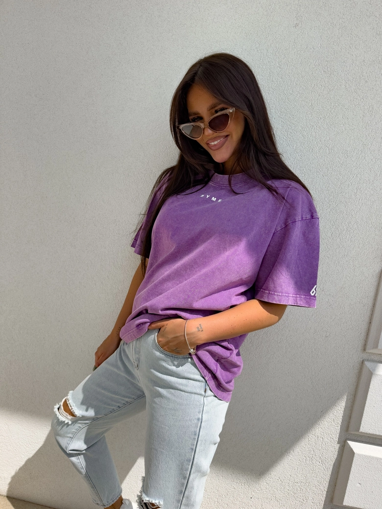 T-shirt PLAY - fioletowy