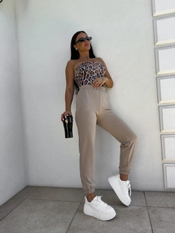 Spodnie dresowe CLASSIC - jasny beż