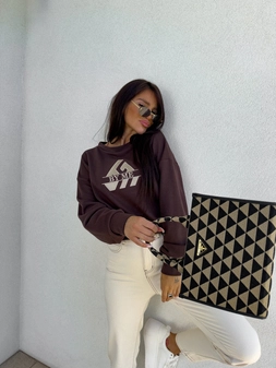 Bluza LUXIT – czekoladowa