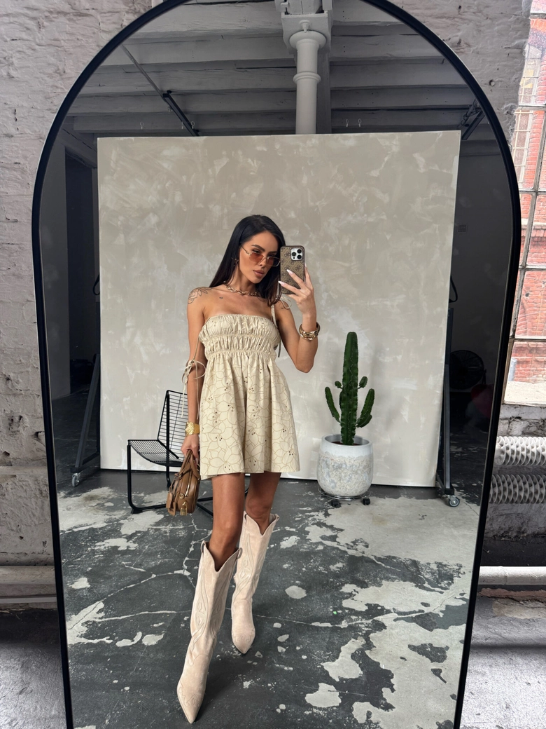 Sukienka DAHLIA beż