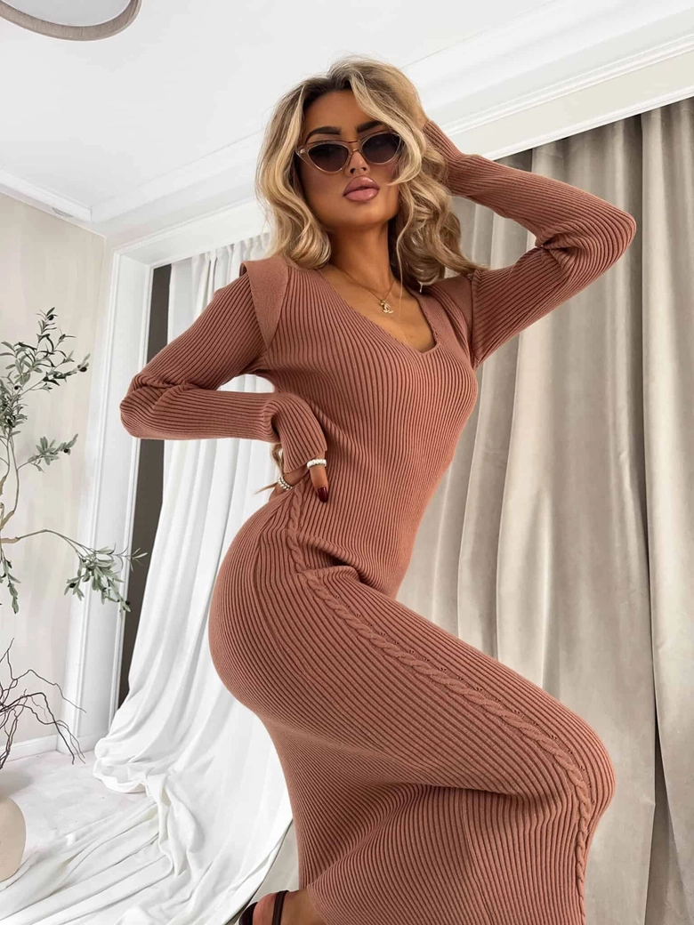 Sukienka LORDIS - carmel