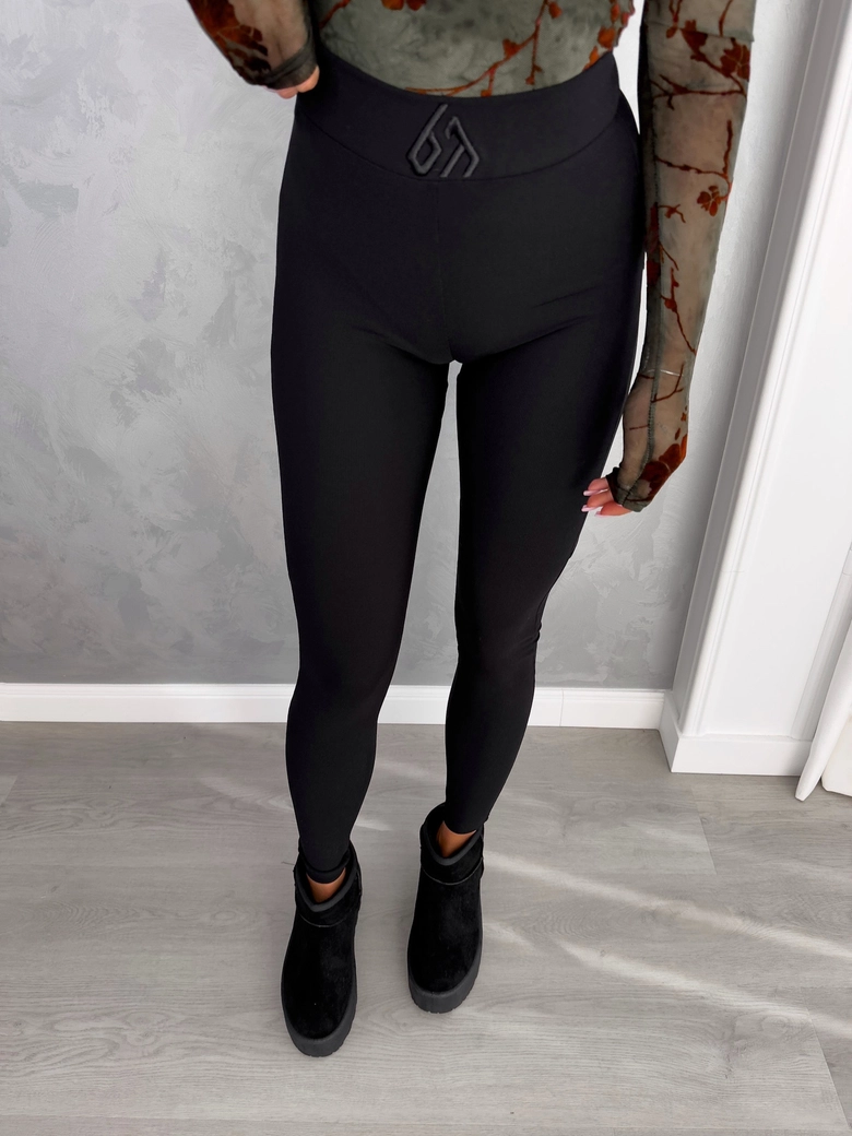 Legginsy FIT logo - czarne G18271