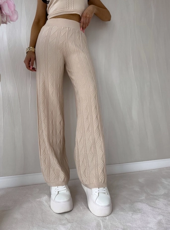 Spodnie SAMIRA - jasny beż