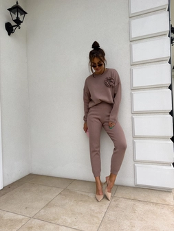 Komplet DELANI LONG – mokka N19385