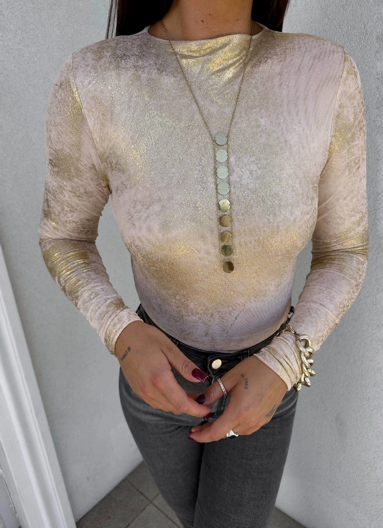 Bluzka SKIN – gold