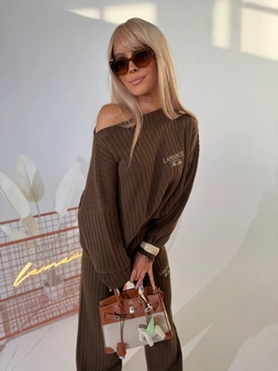 Komplet YARN czekolada