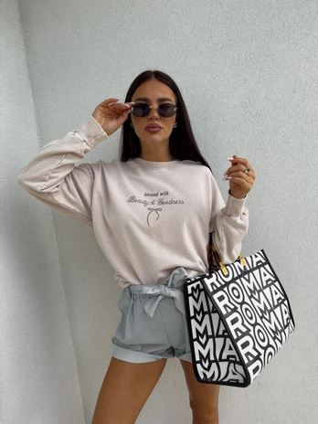 Bluza GOODNESS - jasny beż