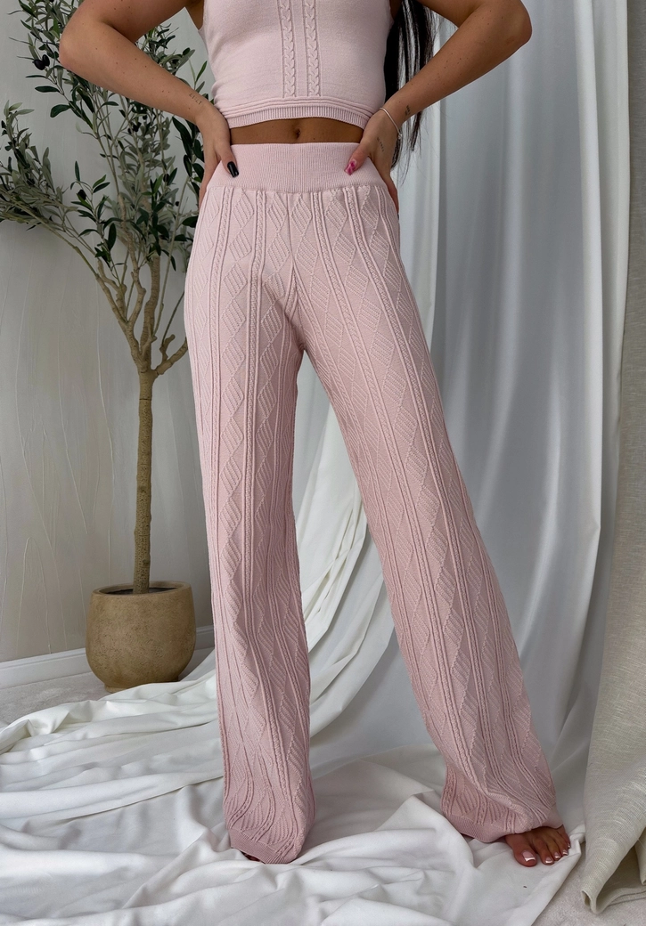 Komplet SAMIRA - pudrowy róż