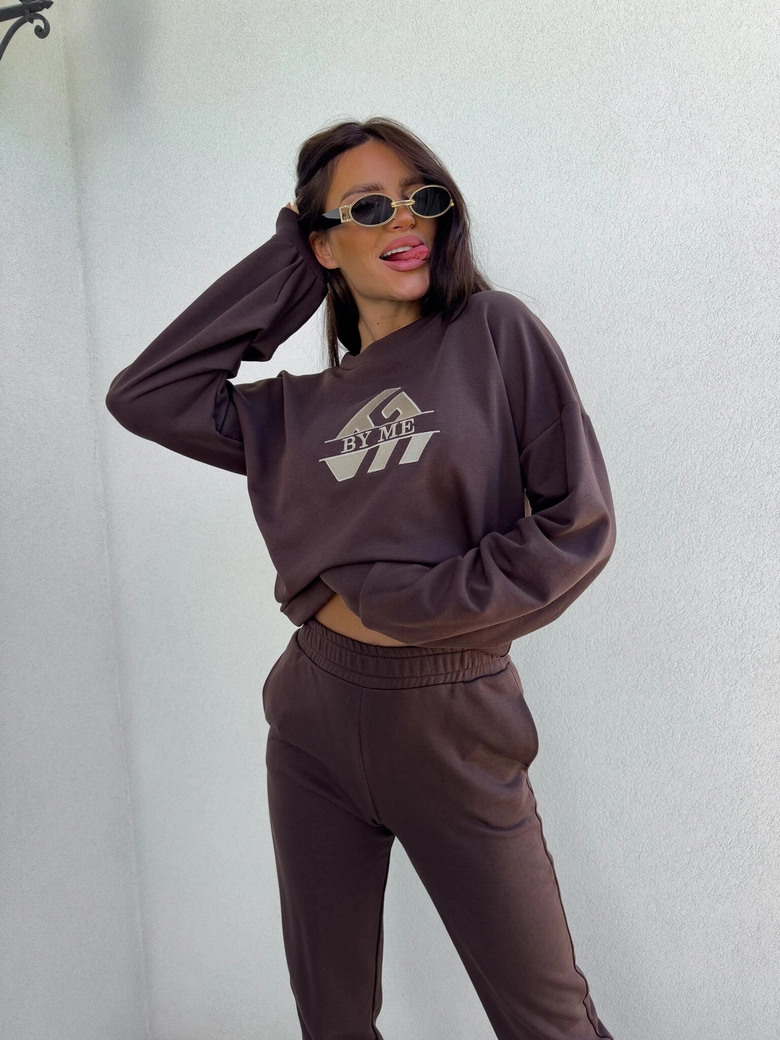 Bluza LUXIT – czekoladowa