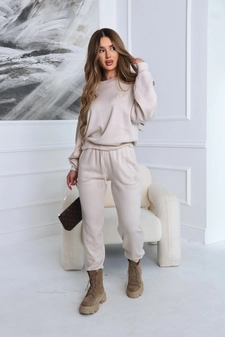 Komplet damski BG Vinci | beżowy