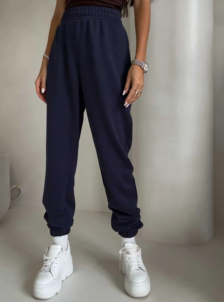 Spodnie dresowe CLASSIC - granatowe