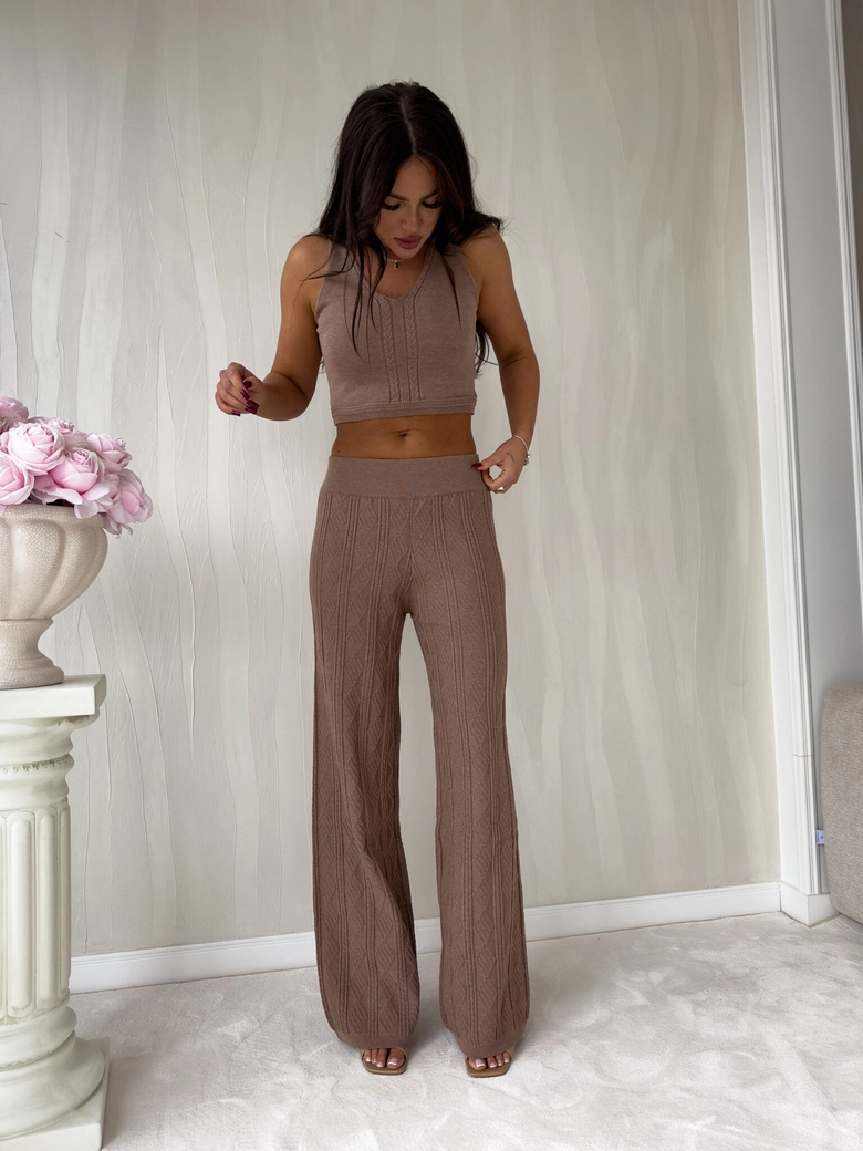 Spodnie SAMIRA - mokka