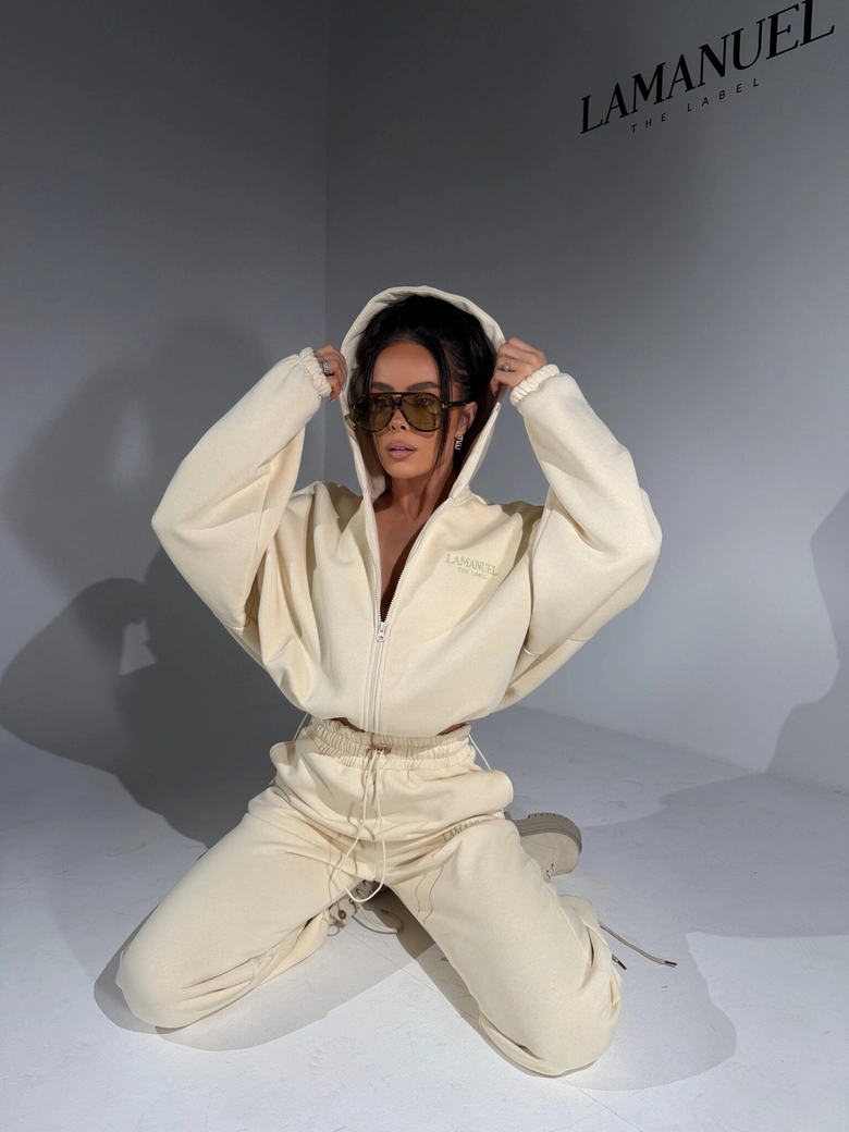 Spodnie FOODIE migdał