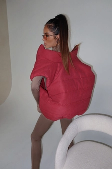 Kamizelka OUTSIDE bordo