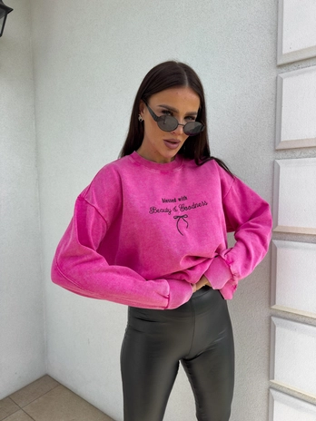 Bluza GOODNESS - różowa