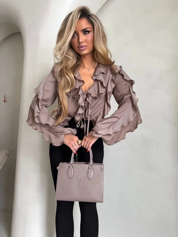 Bluzka COURTNEY - mokka