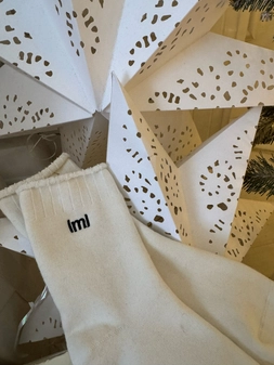 Skarpety PRESENT beż