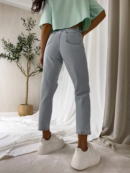 Jeansy MOM FIT HOLES – jeansowe