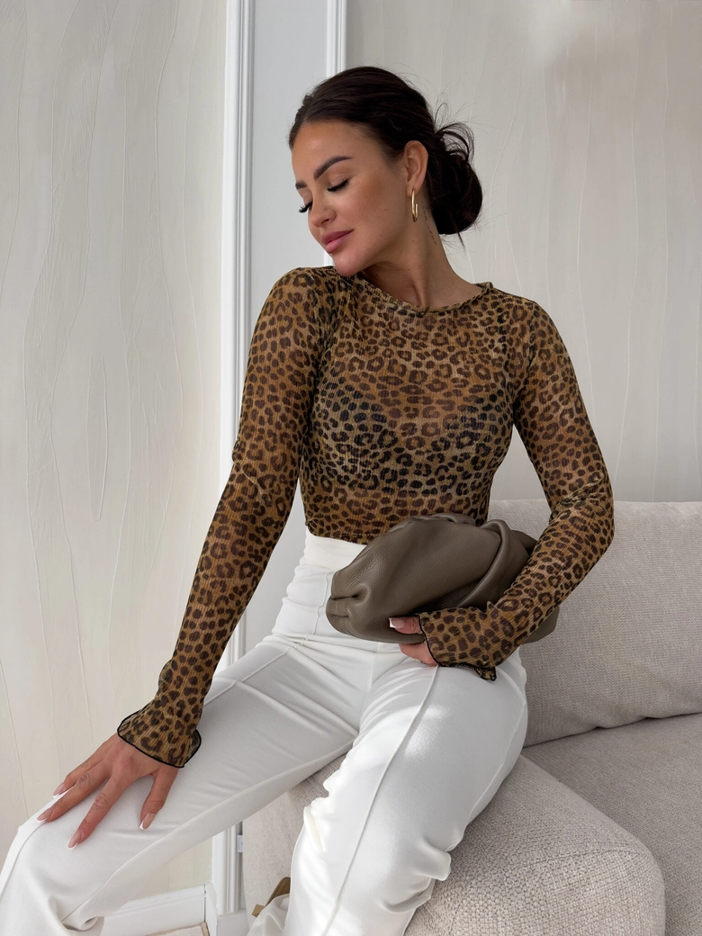 Bluzka SHY - panterka C18956