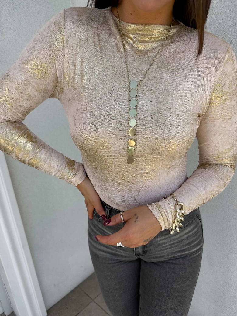 Bluzka SKIN – gold