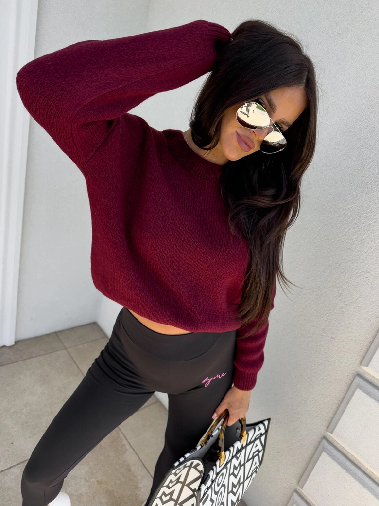 Sweter NERYS – bordowy