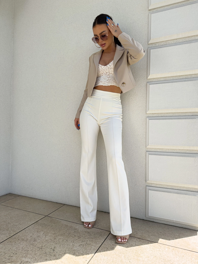 Marynarka SLIM - ciemny beż