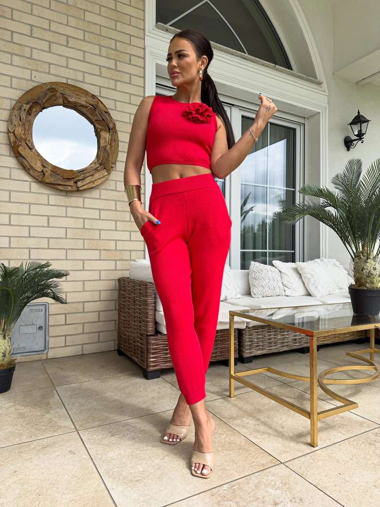 Komplet DELANI ROSE – czerwony