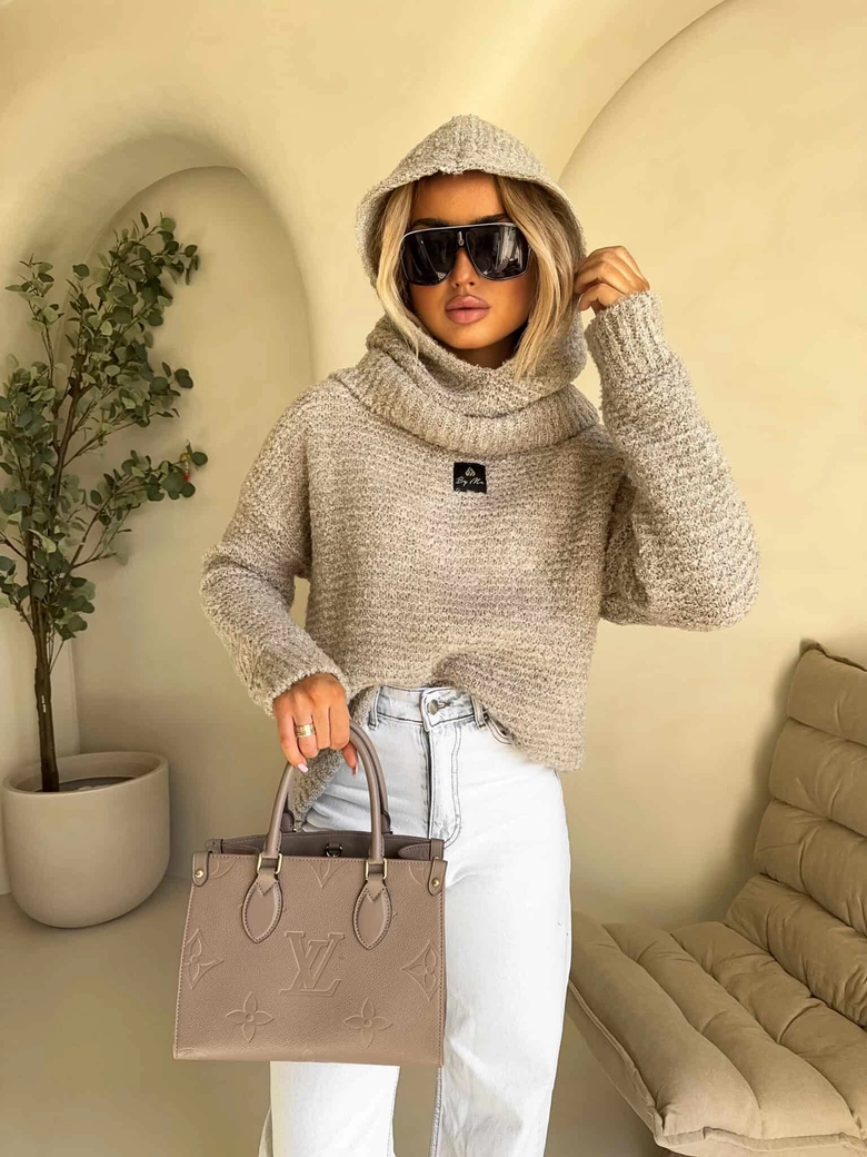 Sweter BUCLA – beżowy