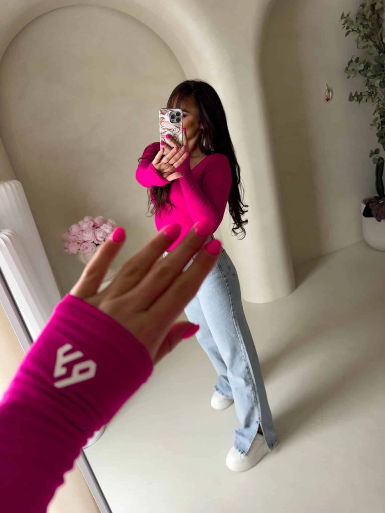 Bluzka VENEZIA - fuksja