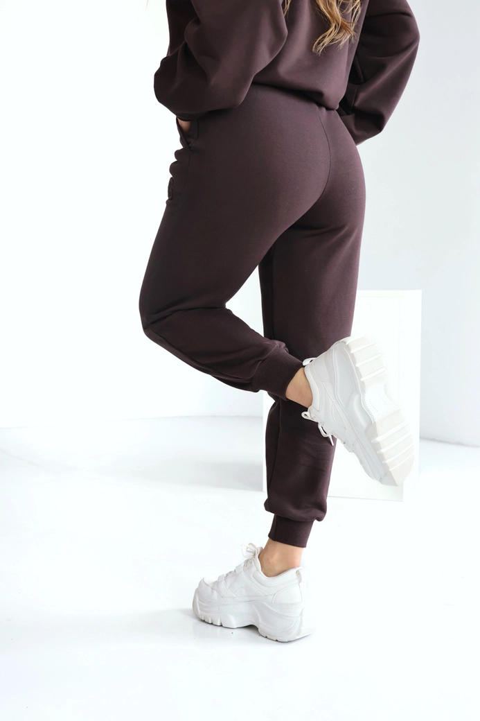 Spodnie damskie BG Brand | gorzka czekolada