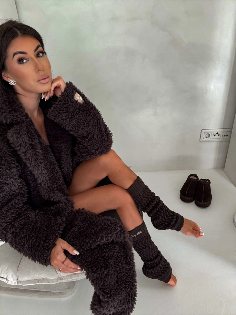 Płaszcz FUR – czekoladowy