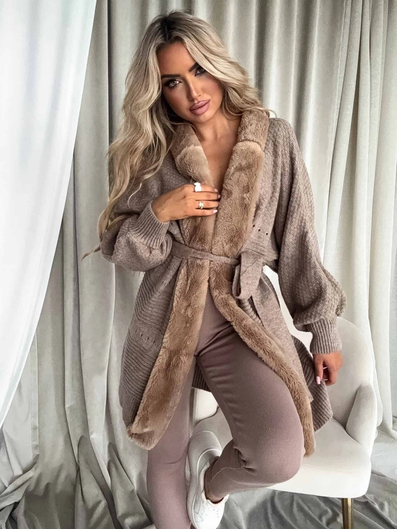 Kardigan DREAM - mokka