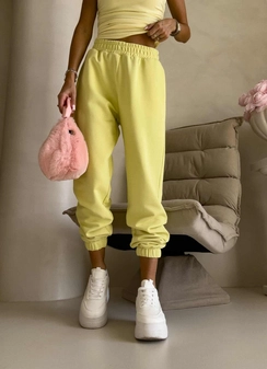 Spodnie dresowe CLASSIC - cytrynowe