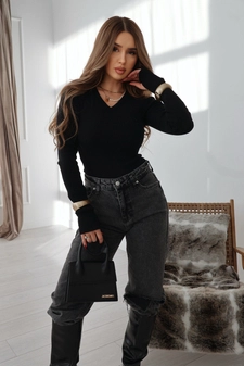 Body damskie BG Lick | czarny