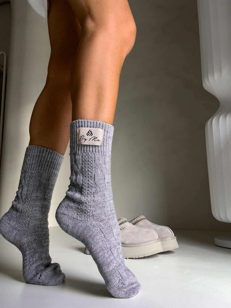Skarpety WOOL – szare
