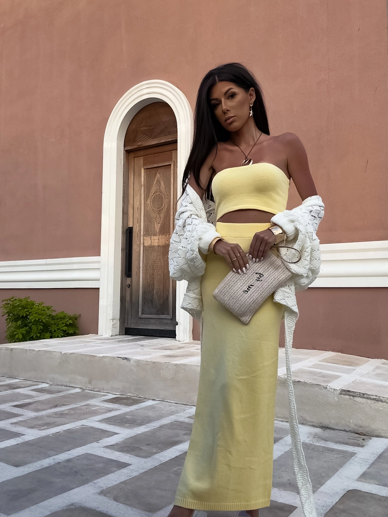 Komplet MEDUSA - żółty