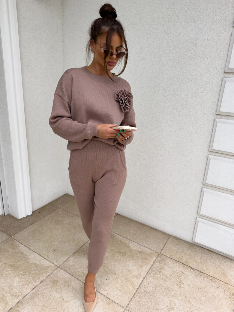 Komplet DELANI LONG – mokka N19385