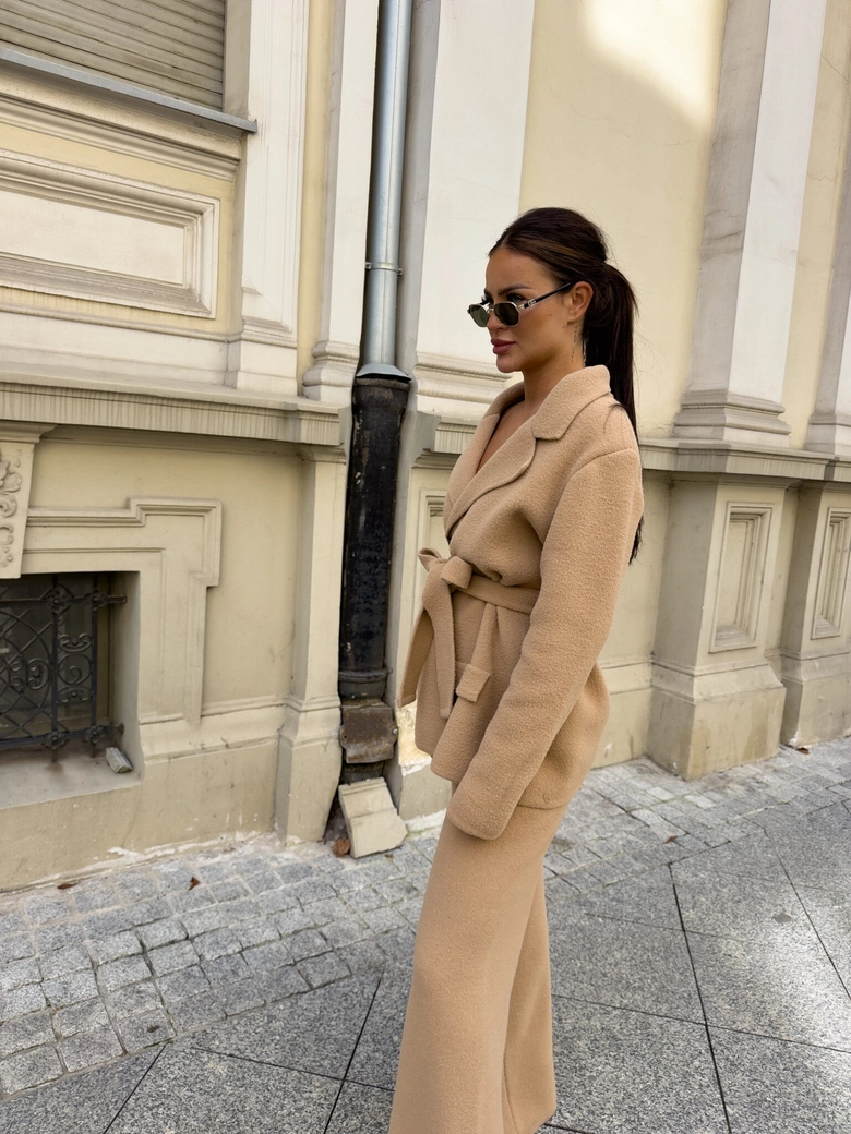 Komplet MARTINEZ – ciemny beż N17402