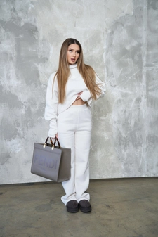 Komplet dresowy damski BG Neris | kokos