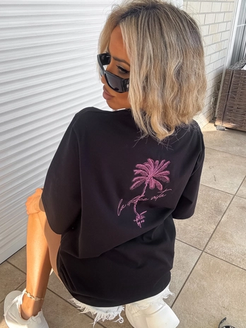 T-shirt PALMS – czarny