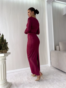 Bluzka SHY Diamond - bordowa C18979